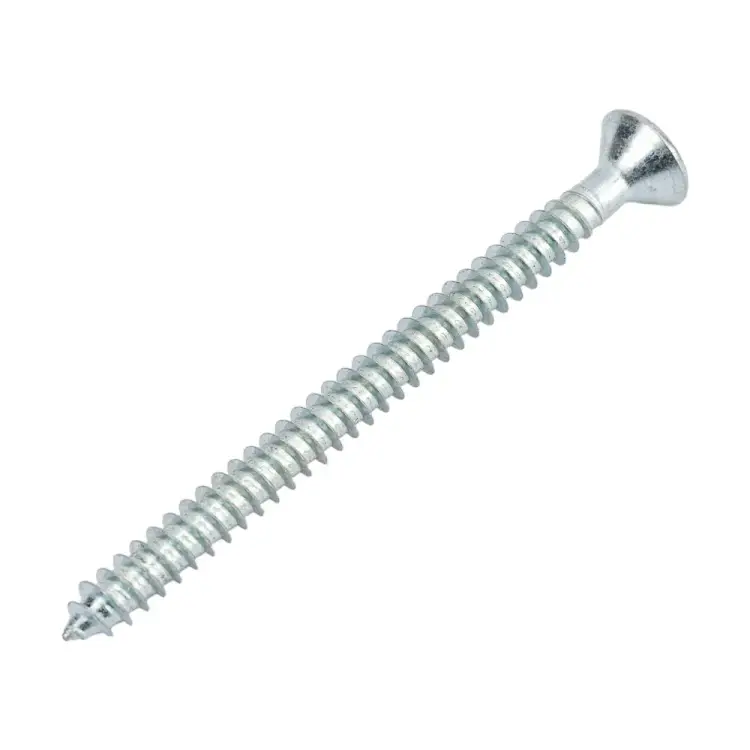 Остроконечный оцинкованный саморез ЦКИ 5.5x70, DIN 7982, 50 шт. 12185