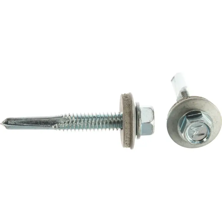 Оцинкованный кровельный саморез по металлу Daxmer №5 5,5х38 (200 шт.) 304399