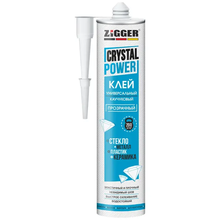 Каучуковый универсальный клей ZIGGER ZIGGER CRYSTAL POWER 11608036