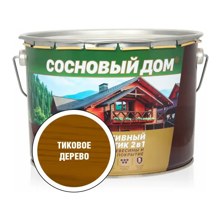 Декоративно-защитный состав для древесины ЗАО Декарт Сосновый дом 29542 Декоративно-защитный состав для древесины ЗАО Декарт Сосновый дом 29542