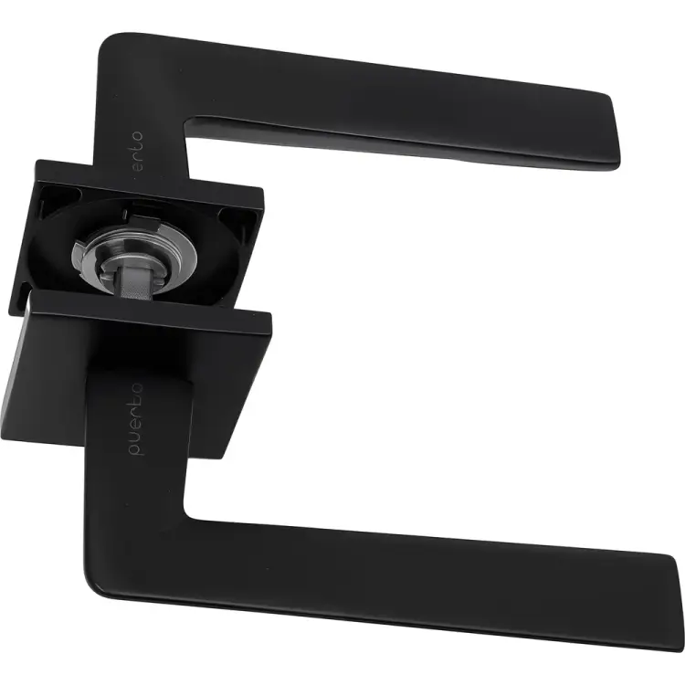 Дверная ручка PUERTO Раф, серия SLIM, черный" INAL 552-03 slim B