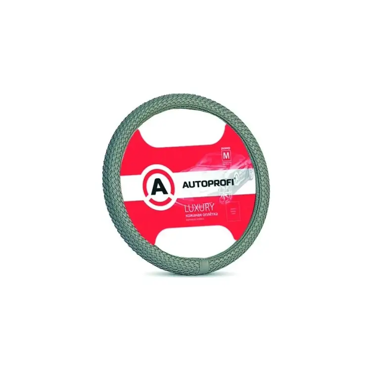 Оплетка руля AUTOPROFI AP-800 GY M