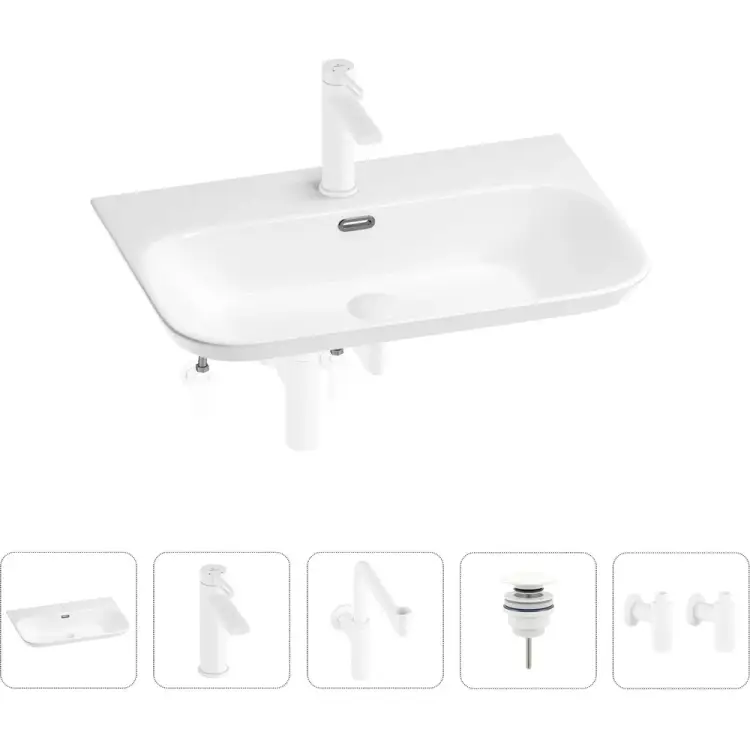 Раковина для ванной Wellsee Eclatant 2.0 201005475