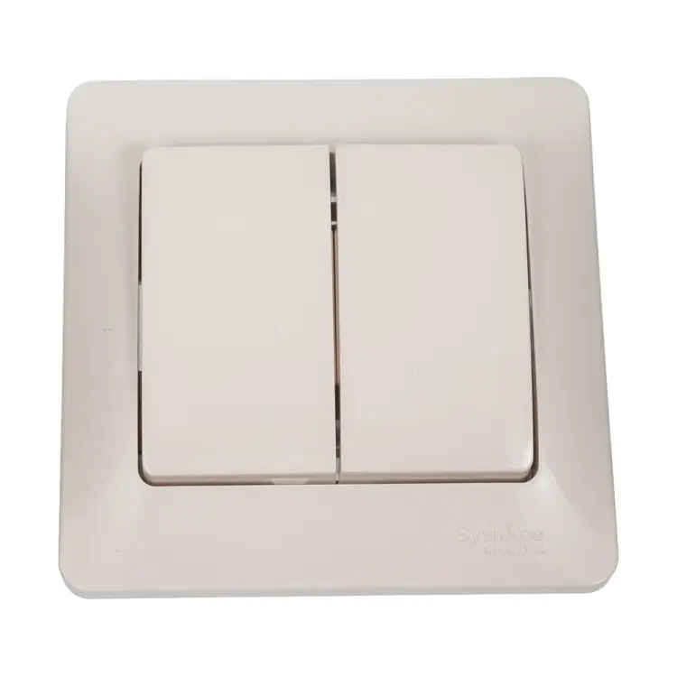 Двухклавишный выключатель Systeme Electric Glossa GSL000952