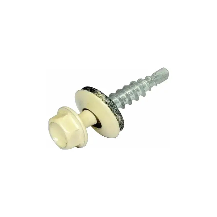 Кровельный оцинкованный саморез STARFIX 5.5x25 мм, RAL 1015, 50 шт. SMP2-90851-50