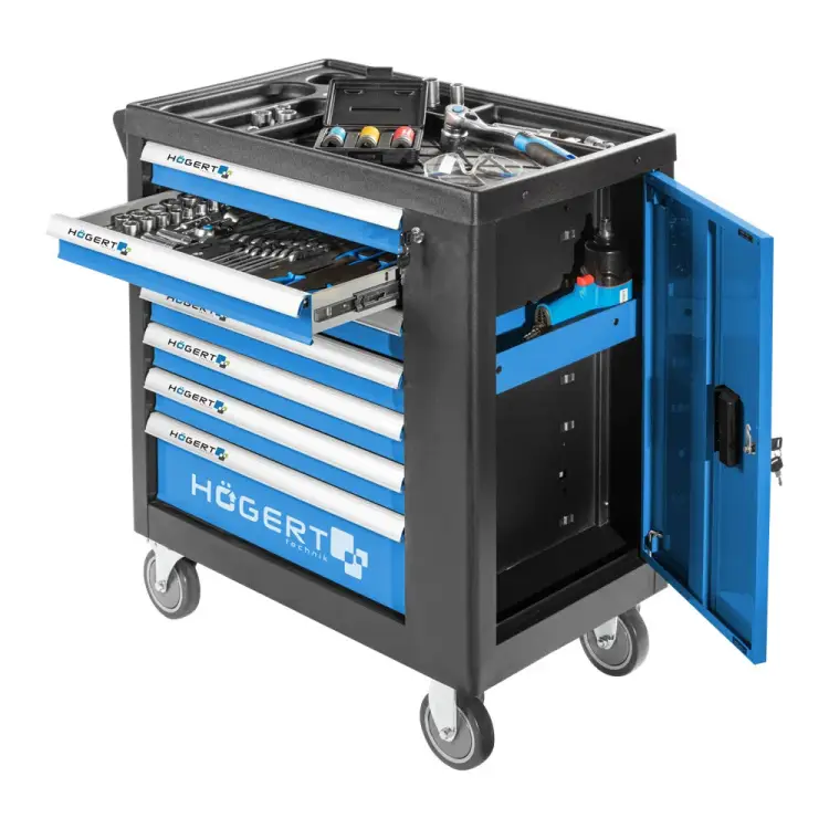 Инструментальная тележка HOEGERT TECHNIK HT7G049 Инструментальная тележка HOEGERT TECHNIK HT7G049