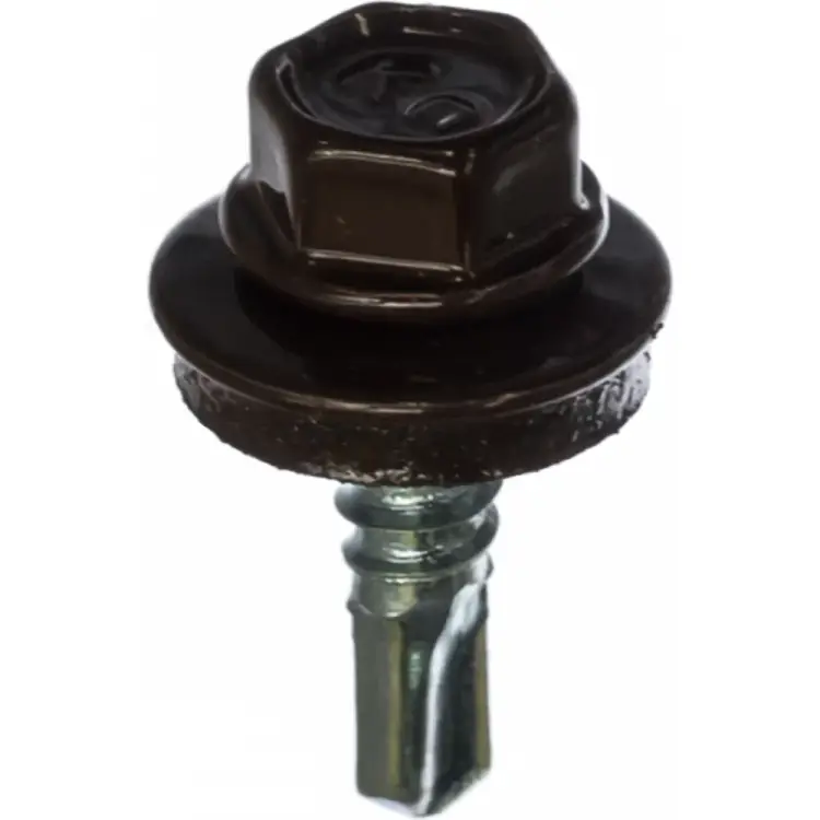 Кровельный саморез Kenner 4,8х19 RAL8017 темно-коричневый (300 шт.) ск48198017ф