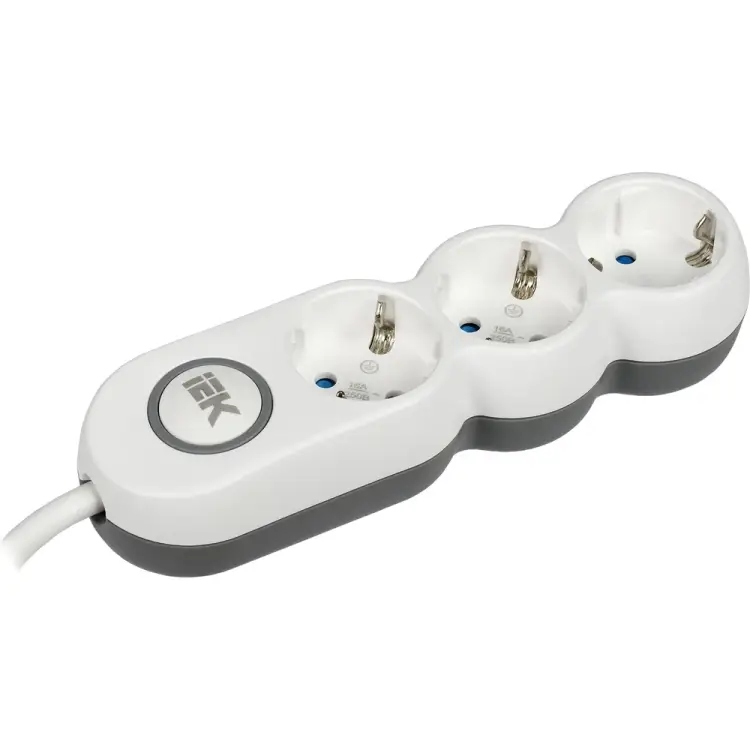 Удлинитель IEK У03В UNO WYP53-16-03-D15-ZK