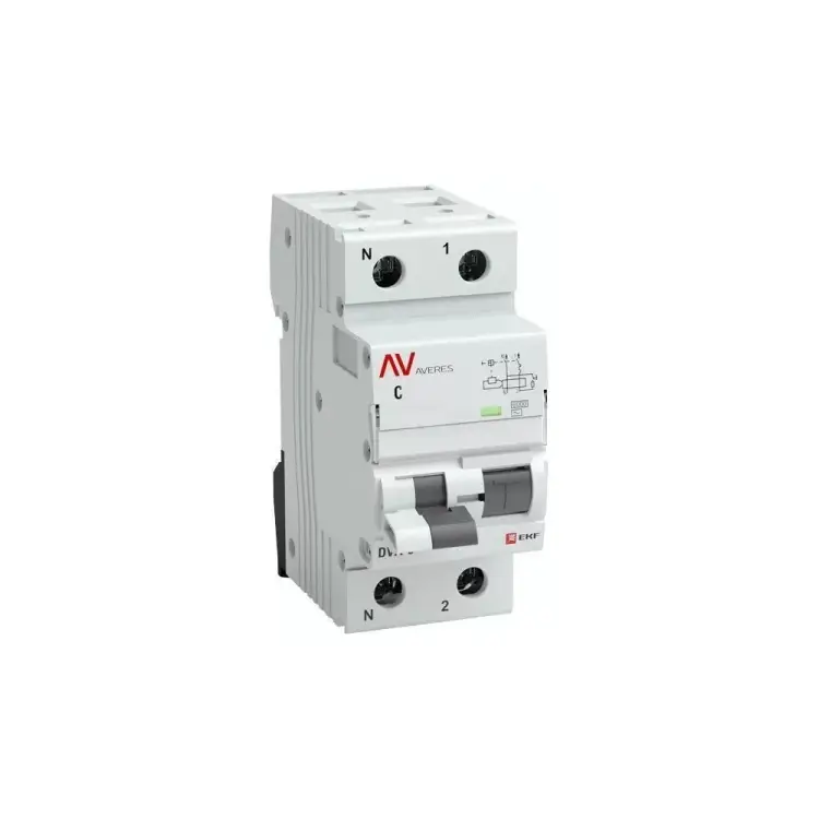 Дифференциальный автомат EKF AVERES DVA-6 rcbo6-1pn-25C-30-ac-av