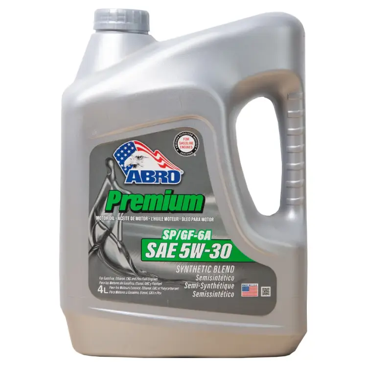 Моторное масло ABRO Premium Synthetic Blend SAE 5W30 MO-SB-5-30-SP-4L
