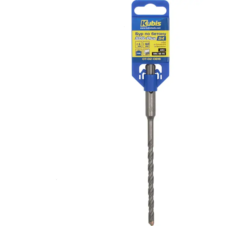 Бур по бетону KUBIS 07-02-0616