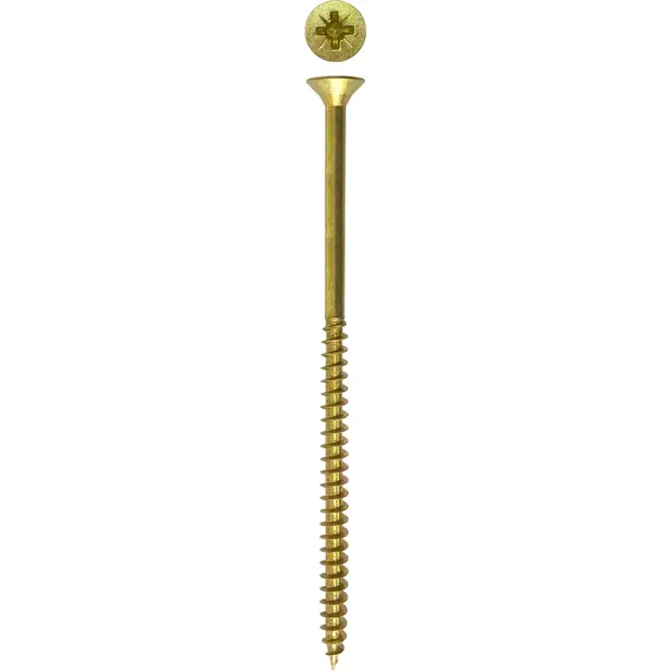 Универсальный оцинкованный саморез Rizzel Pz 5,0x100 2,0 тыс. шт 438247