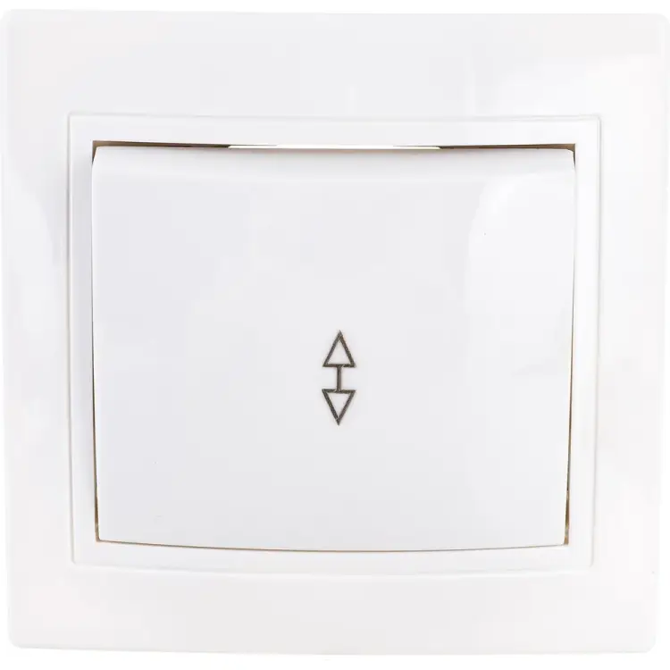 Проходной одноклавишный выключатель IEK КВАРТА EVK12-K01-10-DM