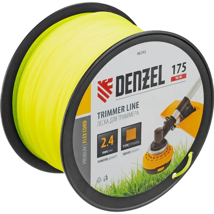 Леска для триммера Denzel FLEX CORD 96292