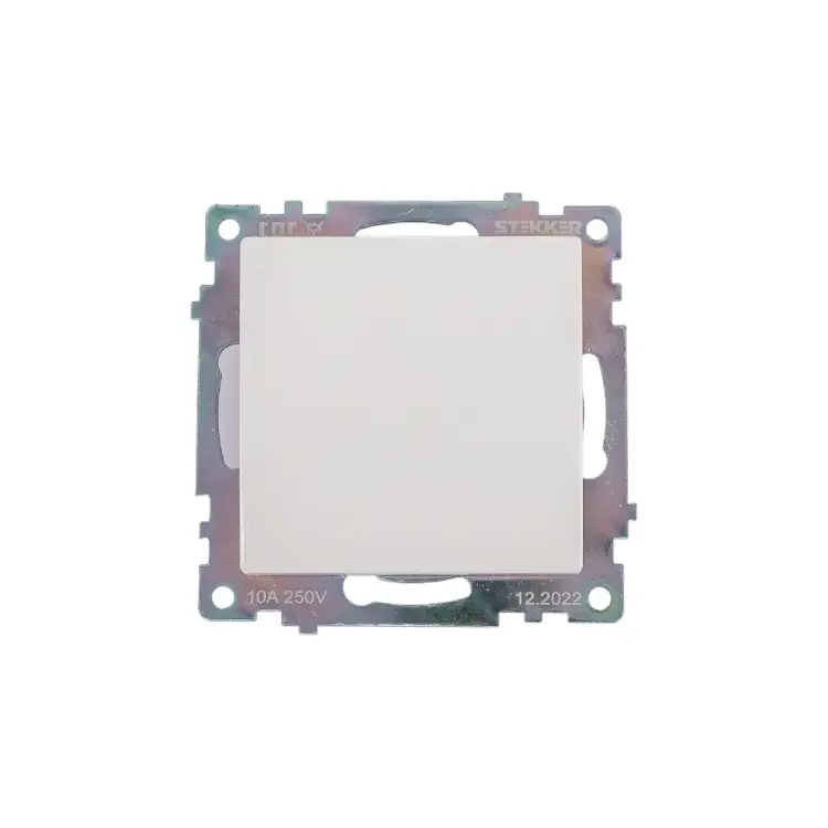 Одноклавишный выключатель STEKKER GLS10-7103-01 Катрин 39298