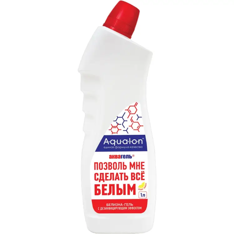 Средство для отбеливания дезинфекции и уборки АКВАГЕЛЬ БЕЛИЗНА-ГЕЛЬ 203308 605726
