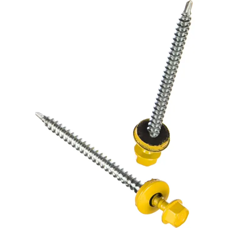 Кровельный саморез Kenner 4,8х70 RAL1018 желтый (100 шт.) ск701018ф