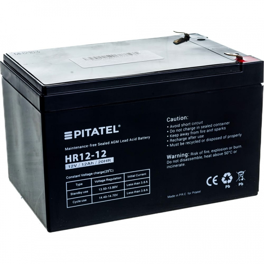Аккумулятор Pitatel HR12-12