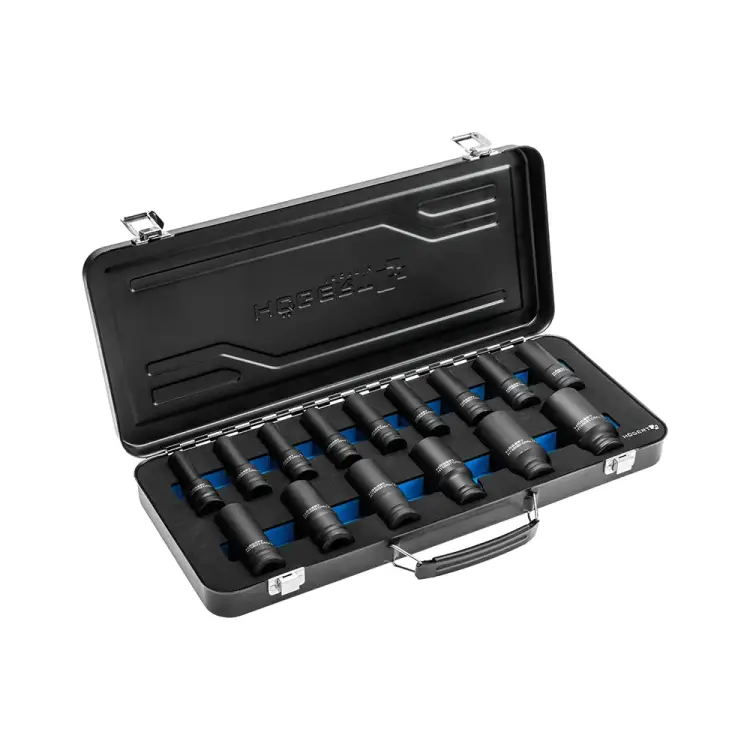 Набор ударных глубоких шестигранных головок HOEGERT TECHNIK HT4R049
