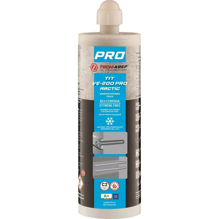 Химический анкер Tech-Krep PRO TIT VE-200 PRO ARCTIC 155865 Химический анкер Tech-Krep PRO TIT VE-200 PRO ARCTIC 155865