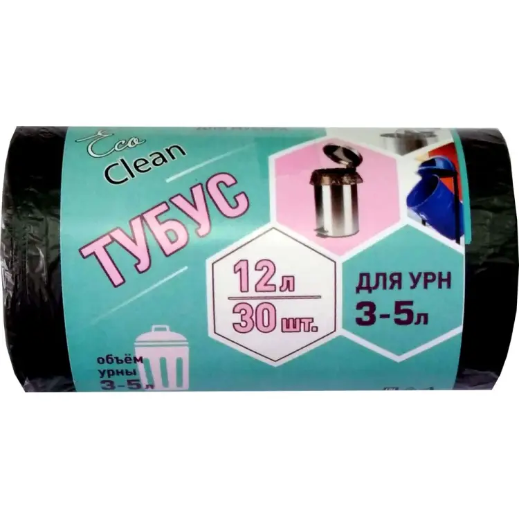 Мешки для мусора для мусора Концепция Быта Ecoclean 3255