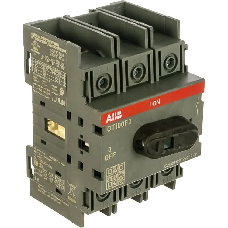 Рубильник ABB OT100 F3 1SCA105004R1001