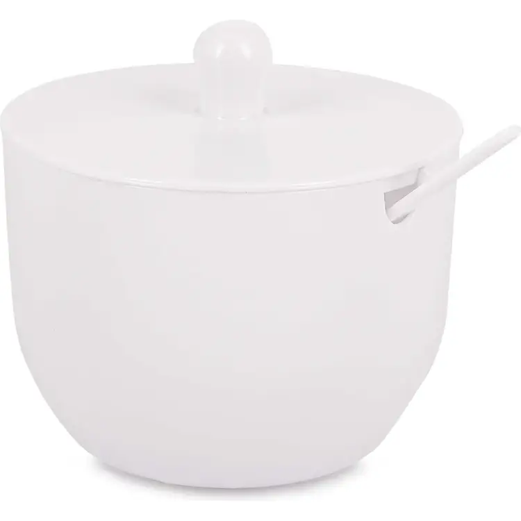 Сахарница ЗПИ "Альтернатива" Джелли 0,40л с ложкойбелый М8295