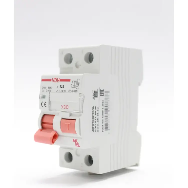Узо AKEL VDH-2P-16A-30mA-ТипAC 400645