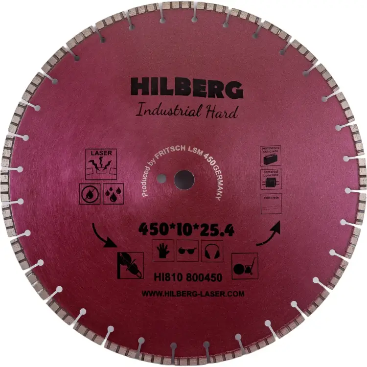 Отрезной алмазный диск Hilberg Hilberg Industrial Hard HI810 Отрезной алмазный диск Hilberg Hilberg Industrial Hard HI810