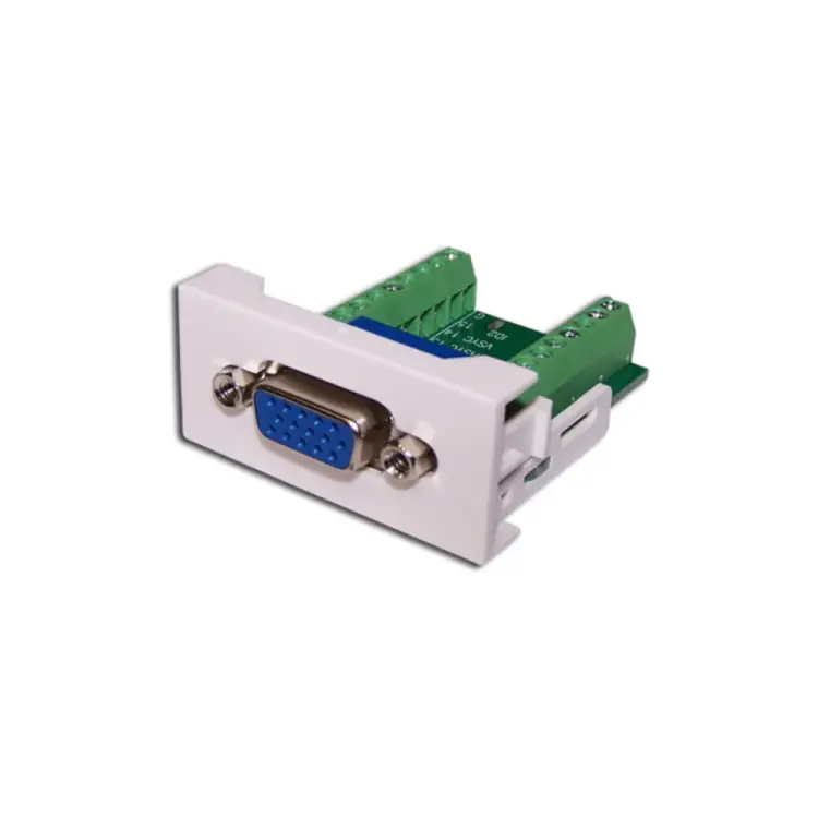 Розетка LANMASTER Mosaic LAN-WA-LP-VGA16-WH