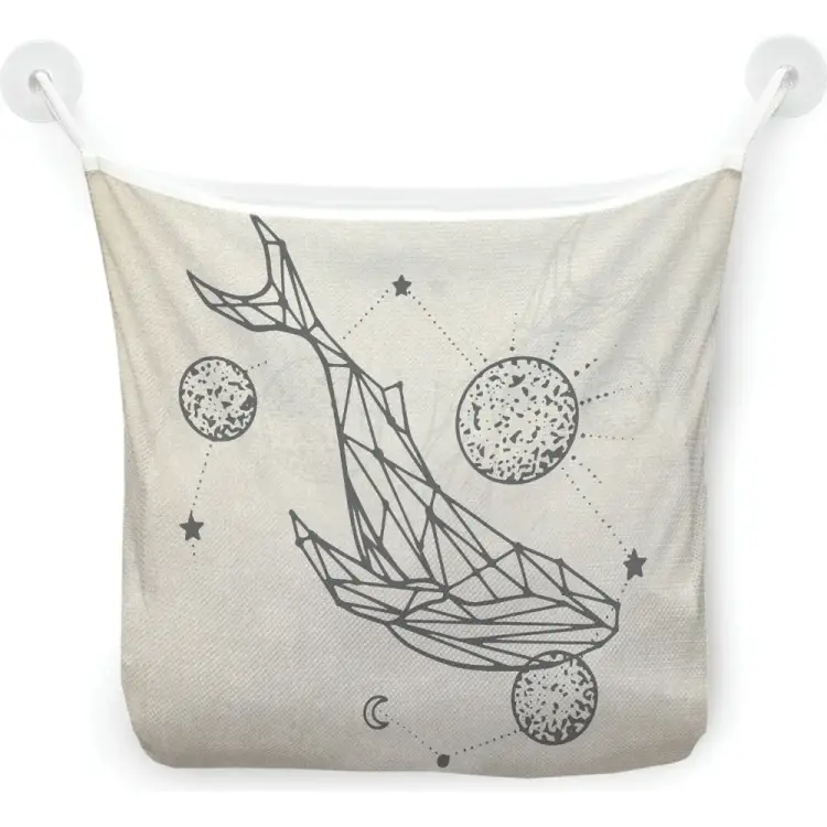 Настенная сетка-органайзер для ванной для игрушек JOYARTY По волнам вселенной tgb_385274