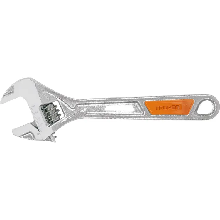 Хромированный разводной ключ Truper PET-6X 15509