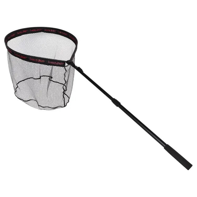 Складной прорезиненный плавающий подсачек Lucky John 180х70х60см LJ7060-180LN