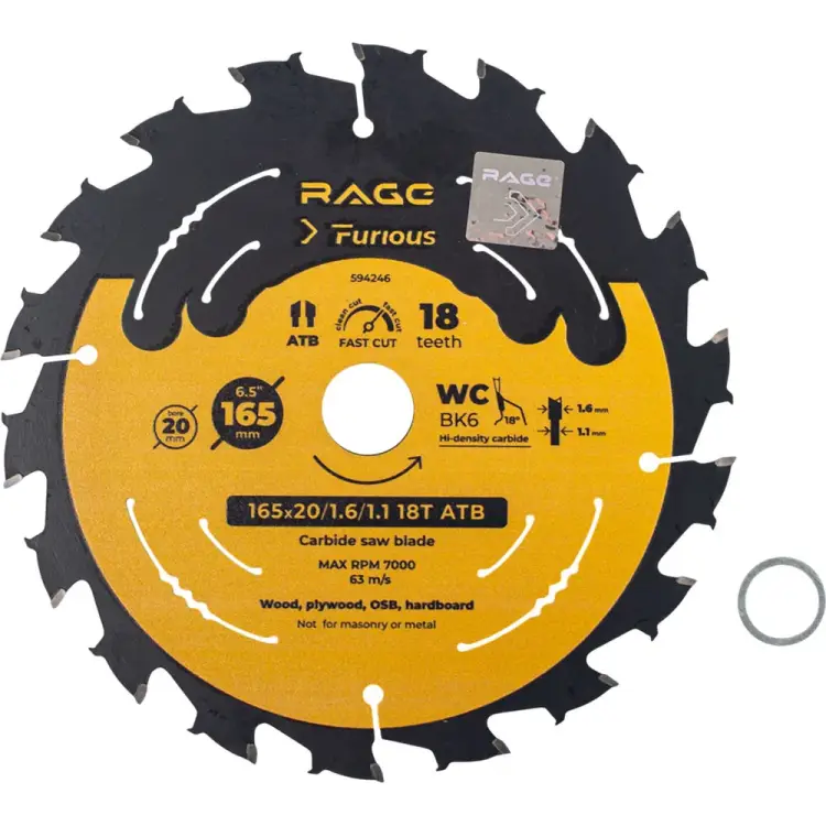 Быстрый диск пильный RAGE Furious 594246 Быстрый диск пильный RAGE Furious 594246