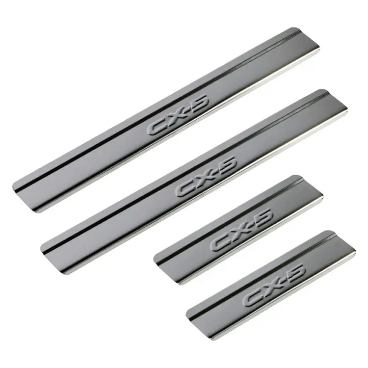 Ступенчатые накладки внутренних порогов MAZDA CX-5 Dollex NSI-018