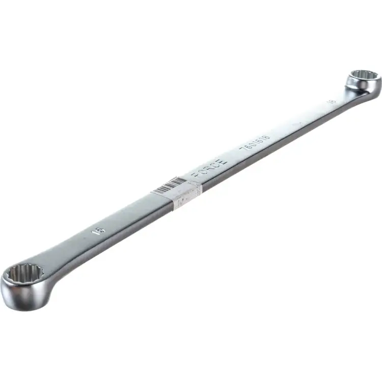 Удлиненный прямой накидной ключ FORCE 7601618