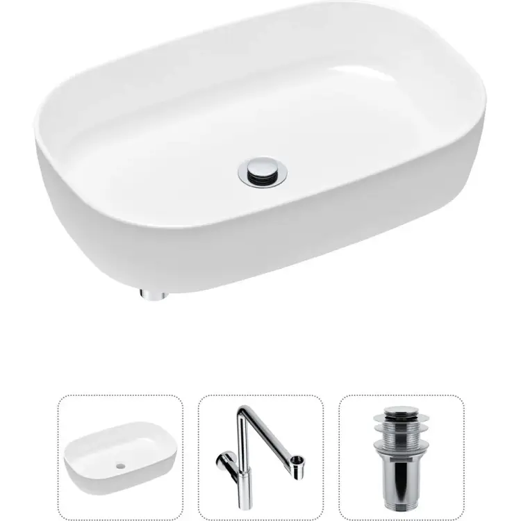 Накладная раковина для ванной Lavinia Boho Bathroom Sink Slim 21520099