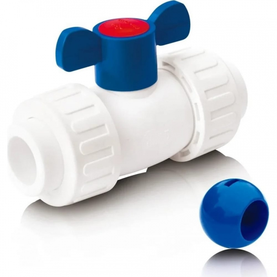 Шаровый кран Blue Ocean PPRF/BVUA-CW-B/PPR(W)-32