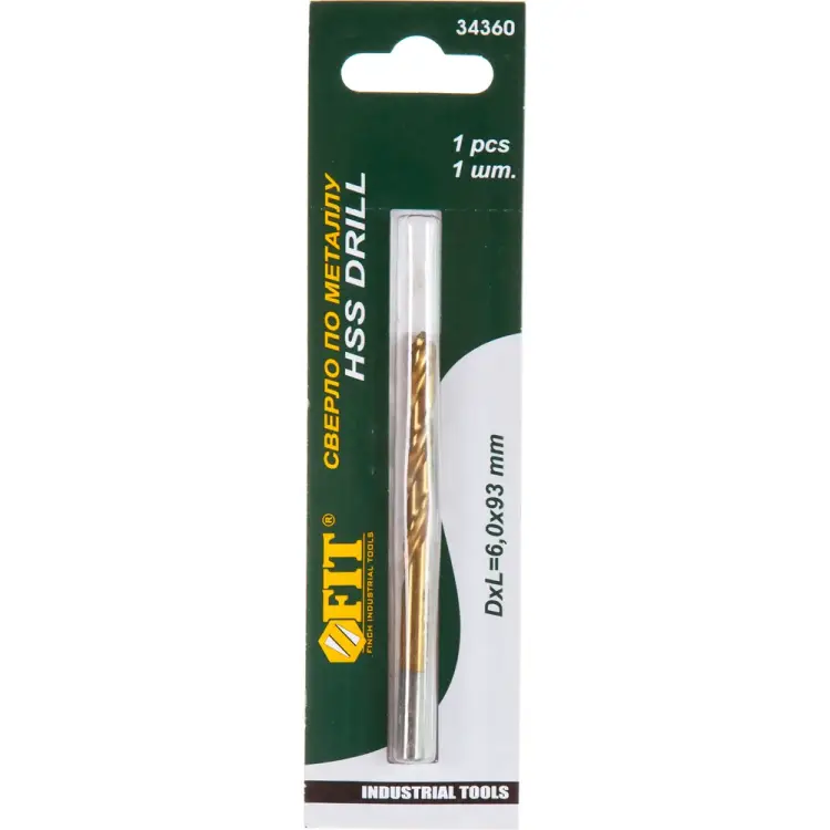 Сверло по металлу FIT 34360