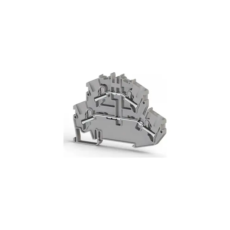 Двухъярусный пружинный быстрозажимной клеммник Klemsan PYK4-2F 0.0.0.3.307579