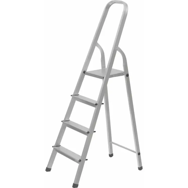 Алюминиевая лестница-стремянка РОС 65342 Алюминиевая лестница-стремянка РОС 65342