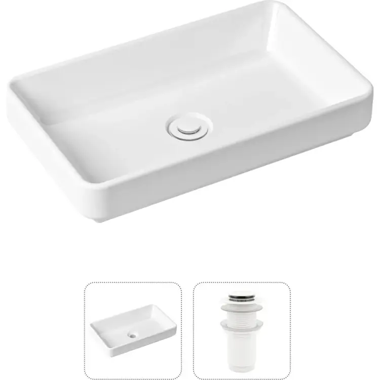 Накладная раковина для ванной Lavinia Boho Bathroom Sink Slim 21520816