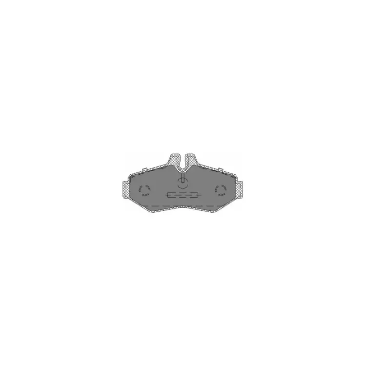 Колодки тормозные SCT SP233 Колодки тормозные SCT SP233