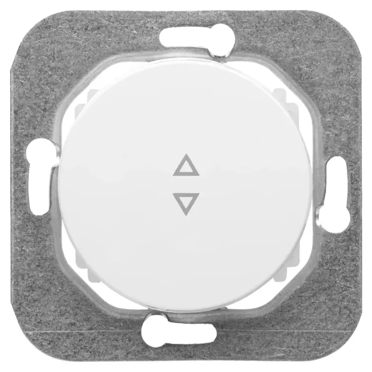 Одноклавишный проходной механизм выключателя BYLECTRICA ПРОВАНС белый С610-3361