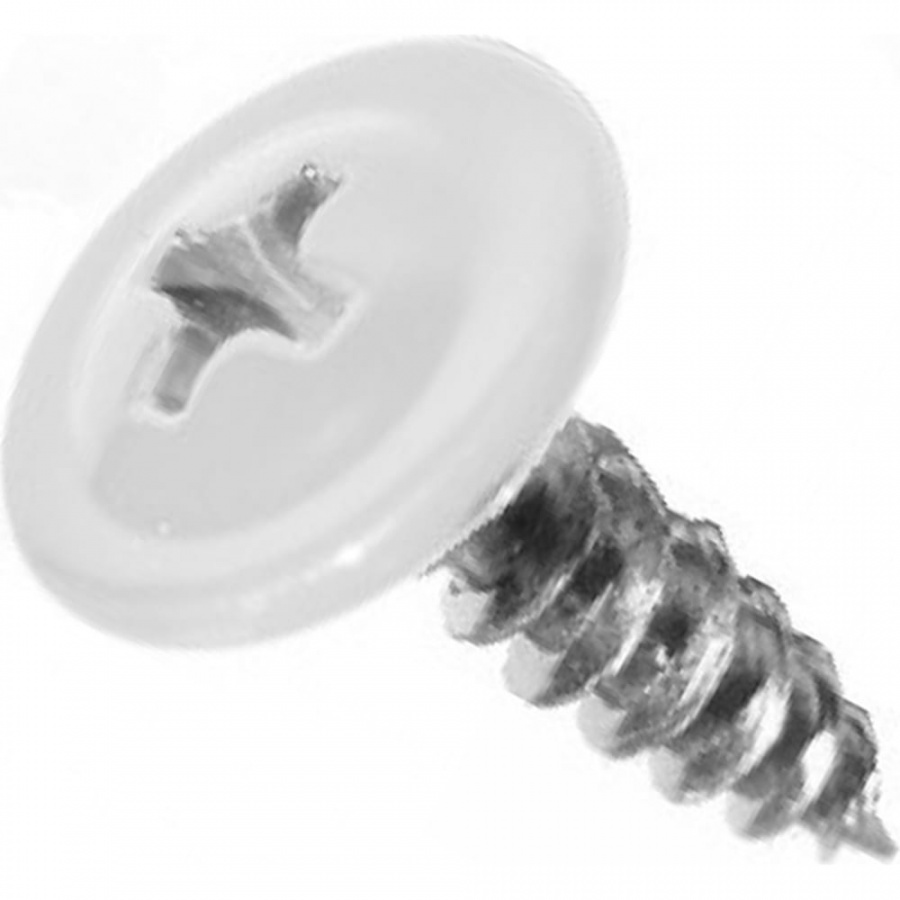 Усиленный острый саморез Daxmer ПШ 4,2x19 RAL 9003 1000 шт.