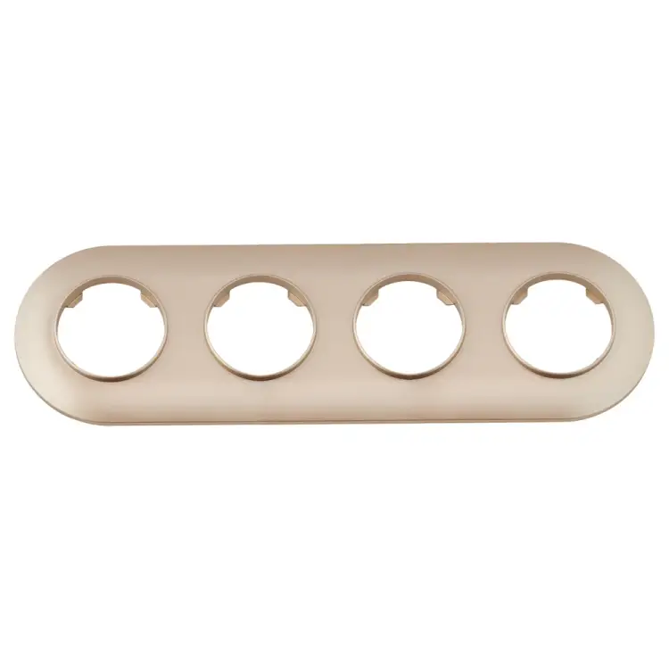 Четырехместная рамка BYLECTRICA ПРОВАНС шампань ЮЛИГ.735212.503