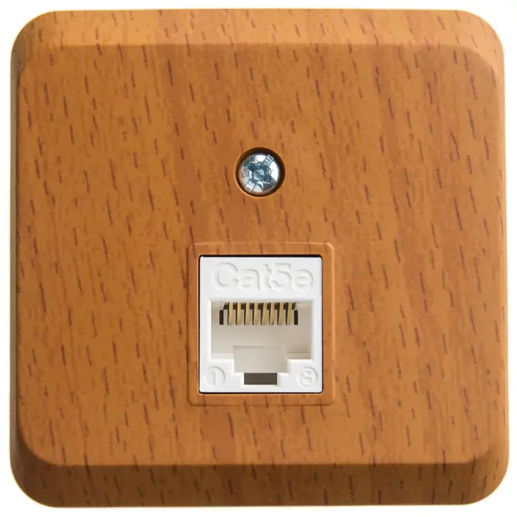 Наружная компьютерная розетка Systeme Electric Этюд KOMA-001T