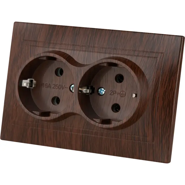 Двойная розетка TDM ELECTRIC ЭКО Таймыр SQ1814-0314