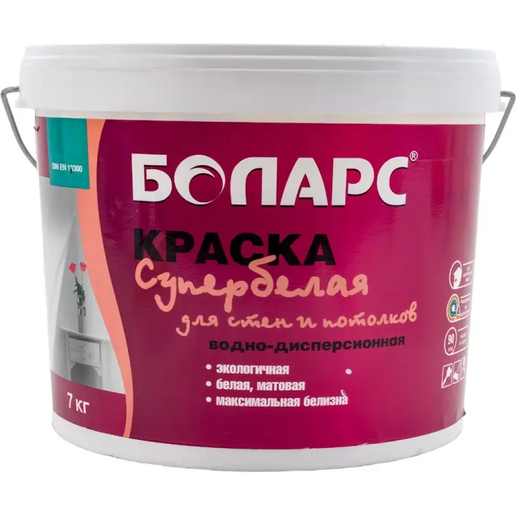 Краска для стен и потолков БОЛАРС 5572 Краска для стен и потолков БОЛАРС 5572