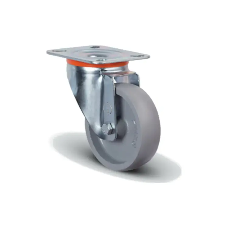 Термостойкое чугунное поворотное колесо MFK-TORG EM01-VKV-100